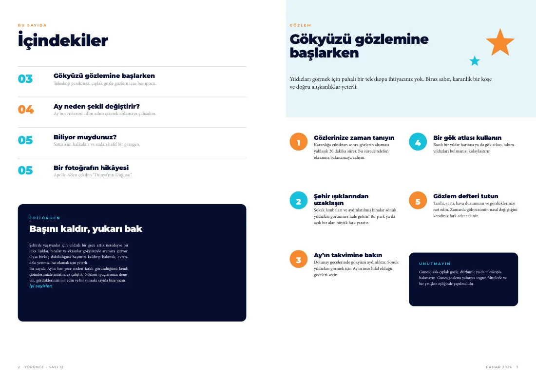 Yörünge — okul bilim dergisi — önizleme 2