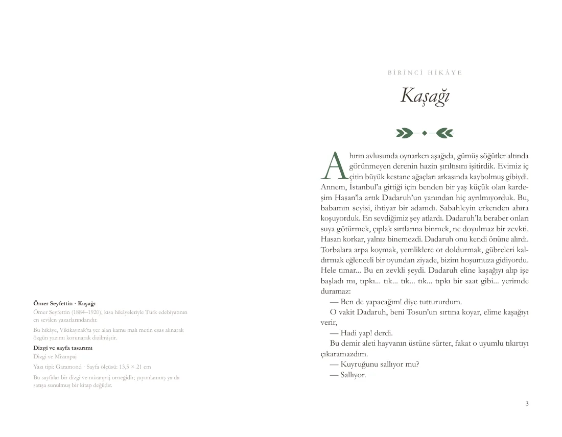 Kaşağı — Ömer Seyfettin — önizleme 1